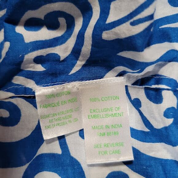 Lilly Pulitzer- Sarasota Beaded tunic top- size XXS - Picture 9 of 9